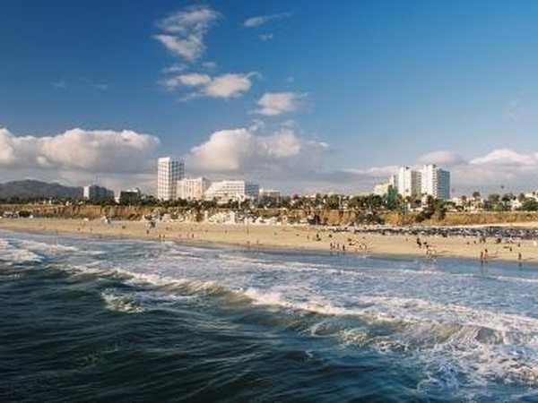 Santa Monica Beach and Pier