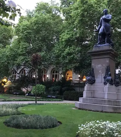 Whitehall Garden in London, England