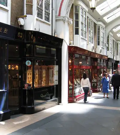 Burlington Arcade in London, England