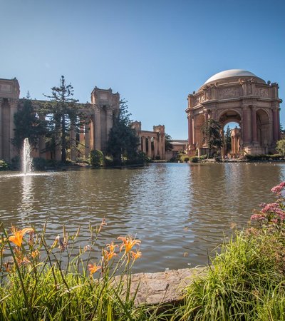Palace of Fine Arts in San Francisco, California