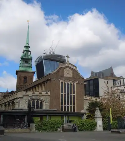 All Hallows-by-the-Tower in London, England