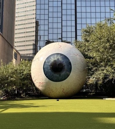 Giant Eyeball in Dallas, Texas