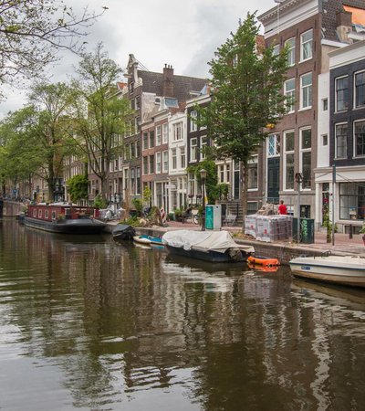 Canals of Amsterdam in Amsterdam, North Holland