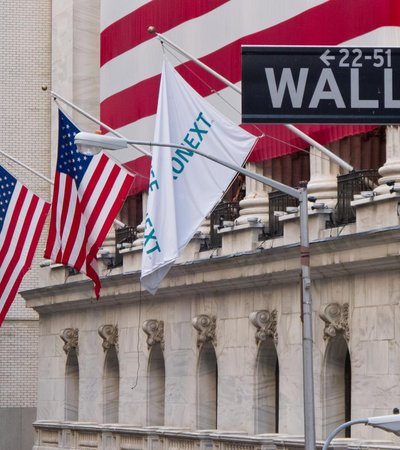 Wall Street in New York City, New York