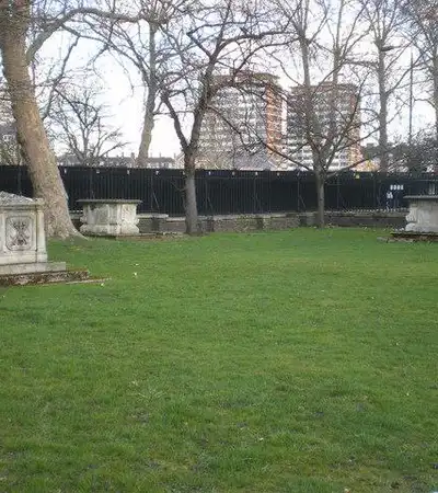 Royal Hospital Graveyard in London, England