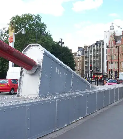 Chelsea Bridge in London, England
