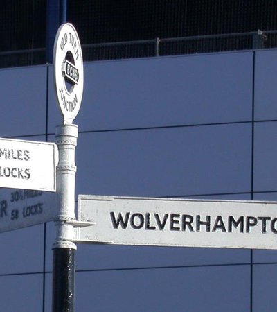 Fingerpost in London, England