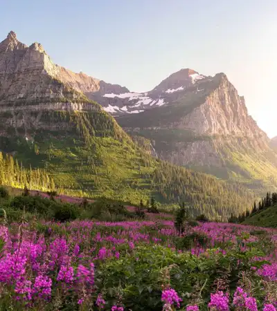 West Glacier in Montana, United States