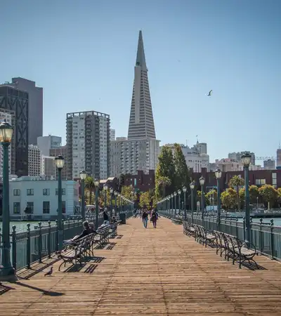 Transamerica Pyramid in San Francisco, California