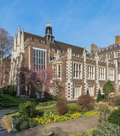 Middle Temple Garden in London, England