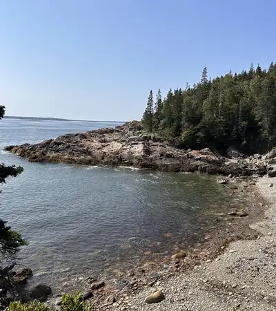 Little Hunters Beach in Mt Desert, Maine