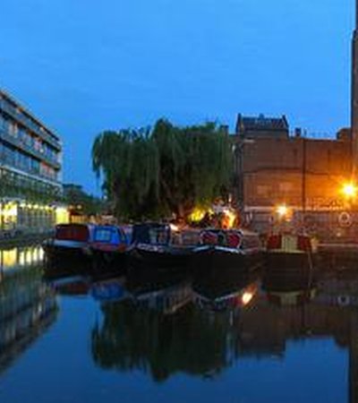 Wenlock Basin in London, England