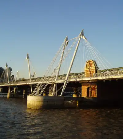 Golden Jubilee Bridge in London, England