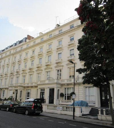 The Lie of Leinster Gardens in London, England