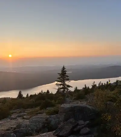 Cadillac Mountain in Bar Harbor, Maine