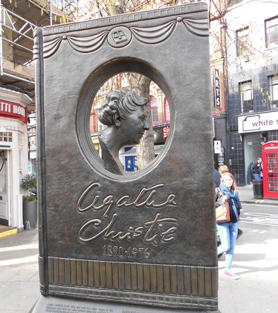 Agatha Christie Memorial in London, England