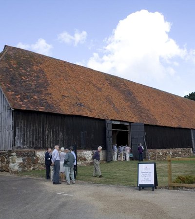 Harmondsworth Barn in London, England