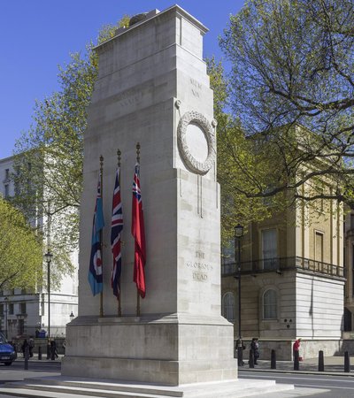 The Cenotaph in London, England