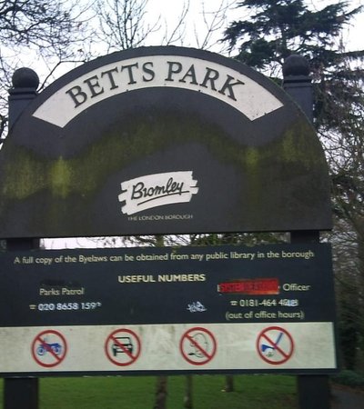 Betts Park in London, England