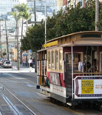 Cable Cars in San Francisco, California