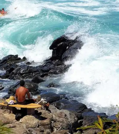 Ho'okipa in Hana, Hawaii