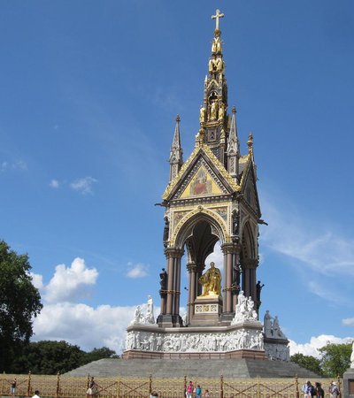 The Albert Memorial in London, England